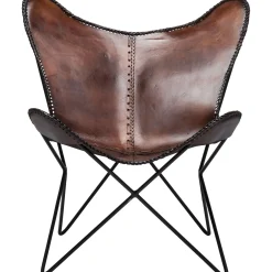 KARE Design Fauteuil Butterfly Marron Eco. Hot