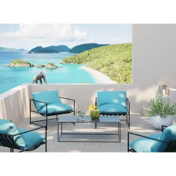 KARE Design Fauteuil Cuby Garden Bleu Sale
