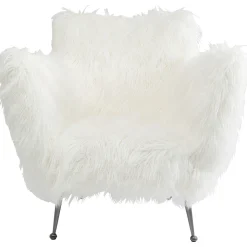 KARE Design Fauteuil Goldfinger Blanc Hot