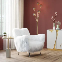 KARE Design Fauteuil Goldfinger Blanc Hot