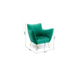 KARE Design Fauteuil Goldfinger Vert Best