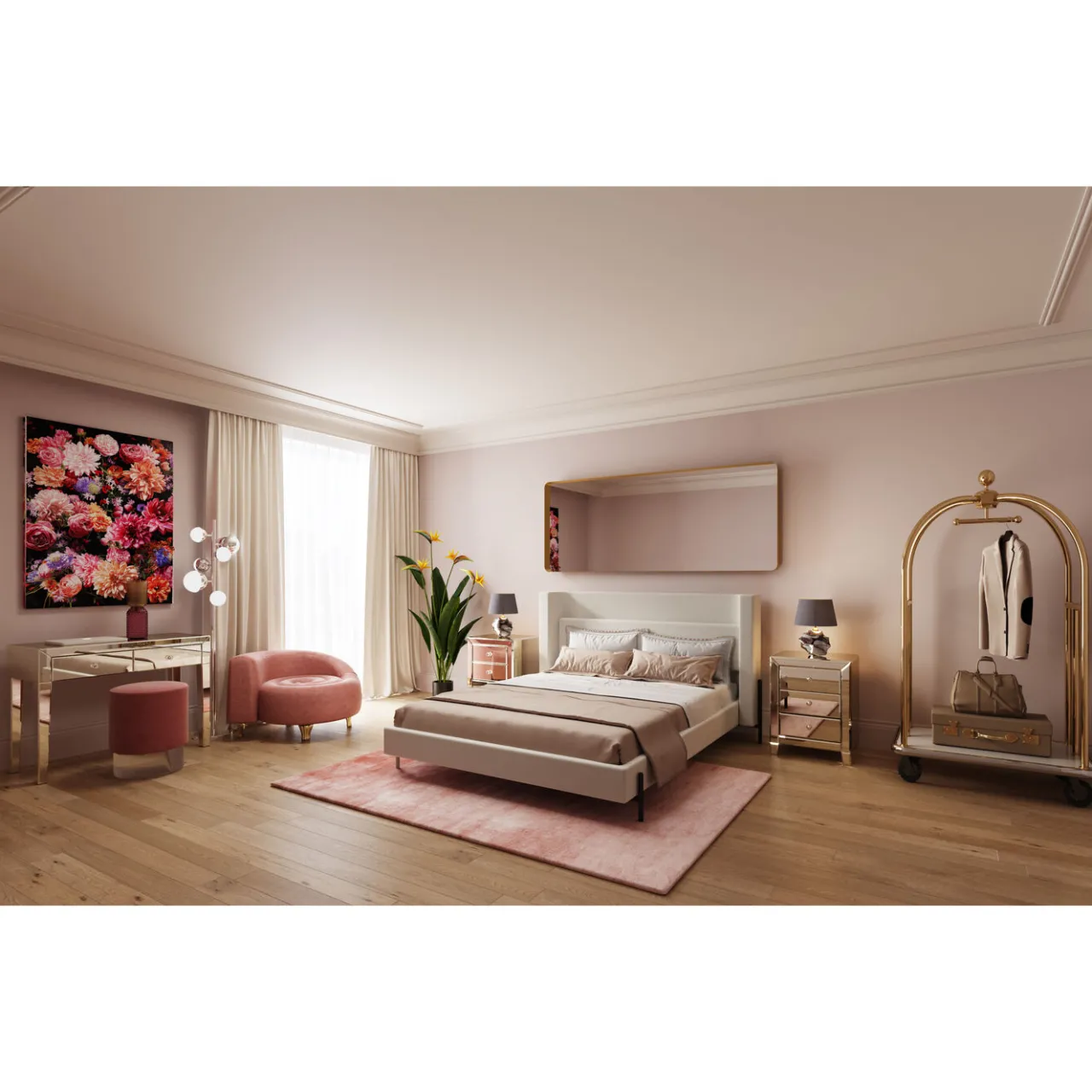 KARE Design Fauteuil Lofty Snake Mauve Best