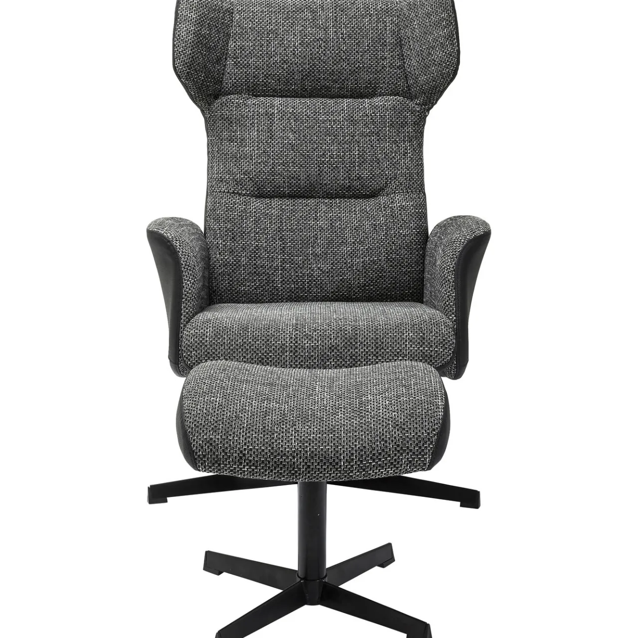 KARE Design Fauteuil Pivotant Et Repose-Pieds Ohio Salt And Pe Clearance