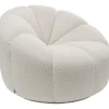 KARE Design Fauteuil Pivotant Peppo Lounge Blanc New