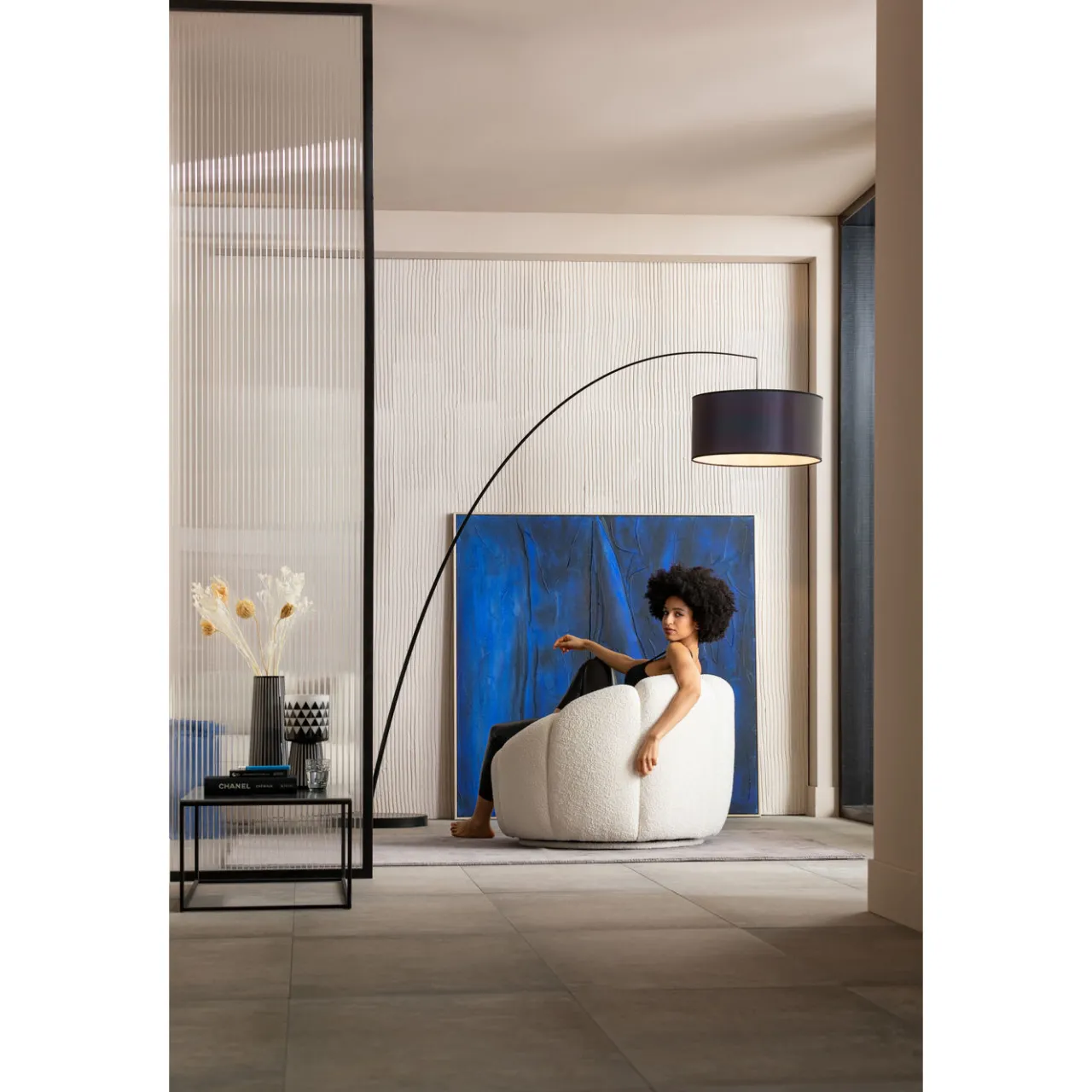 KARE Design Fauteuil Pivotant Peppo Lounge Blanc New