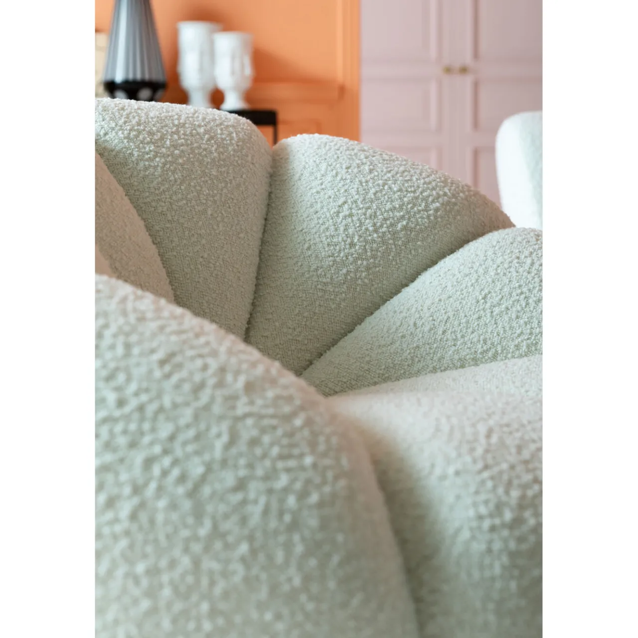 KARE Design Fauteuil Pivotant Peppo Lounge Blanc New