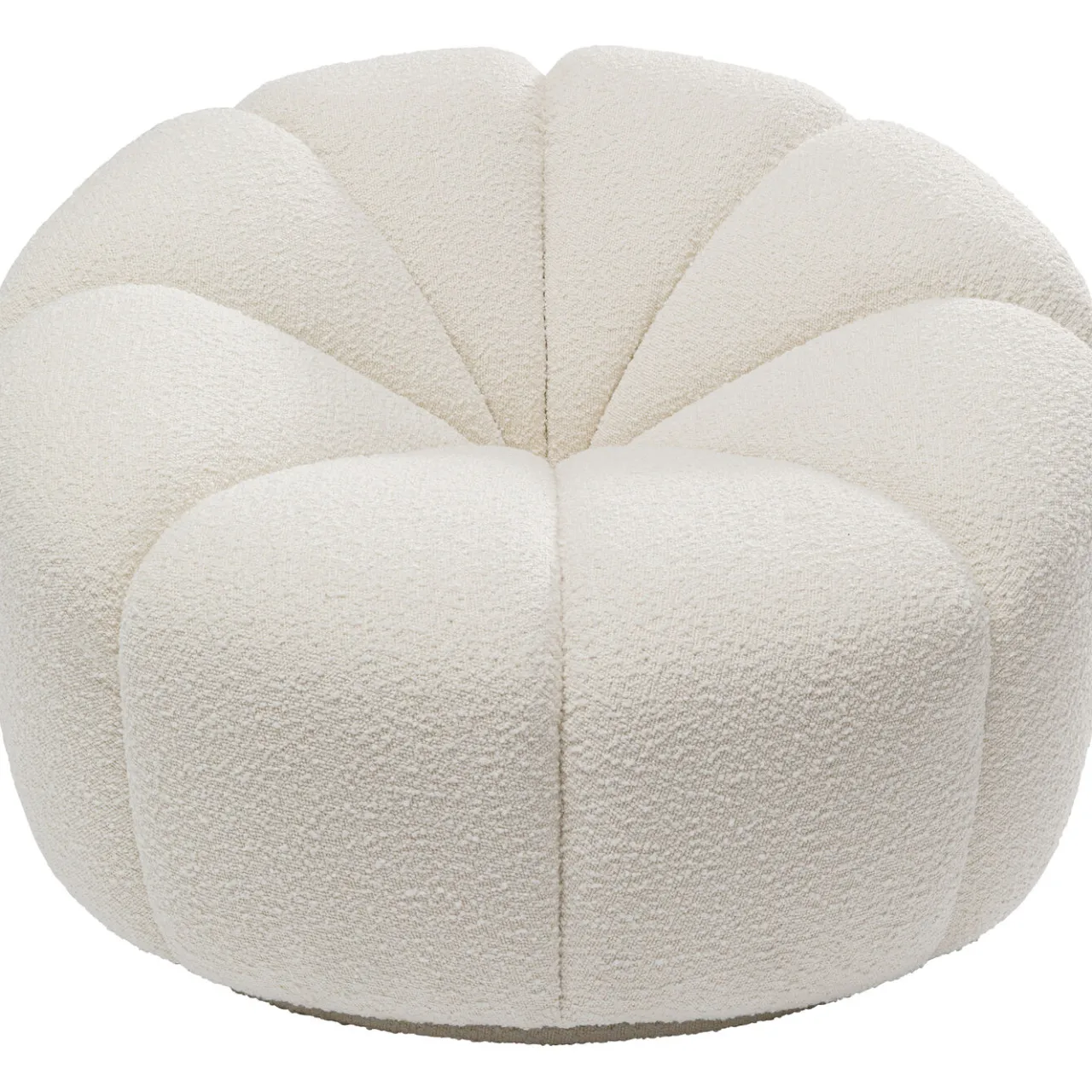 KARE Design Fauteuil Pivotant Peppo Lounge Blanc New