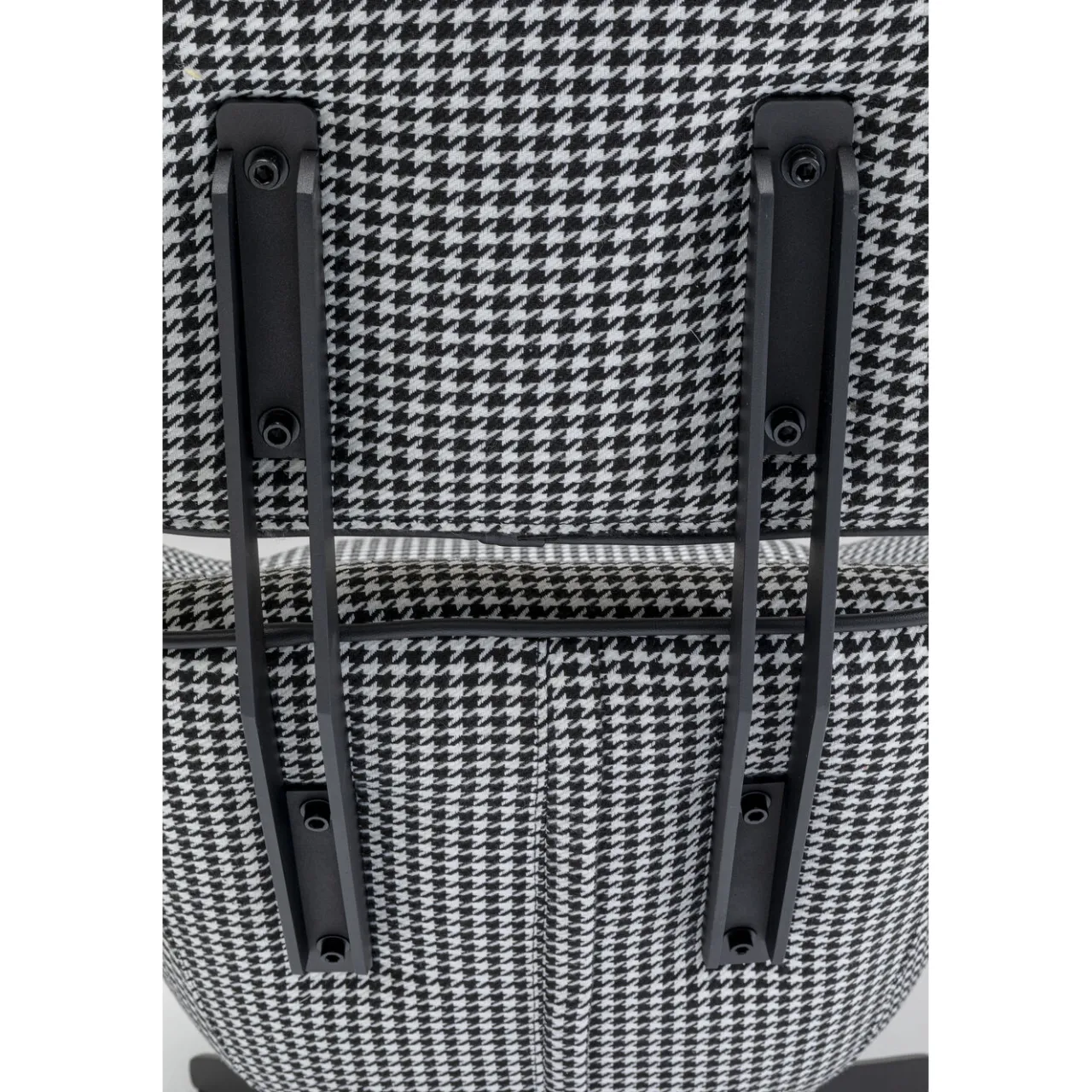 KARE Design Fauteuil Pivotant Toledo Noir-Blanc Outlet