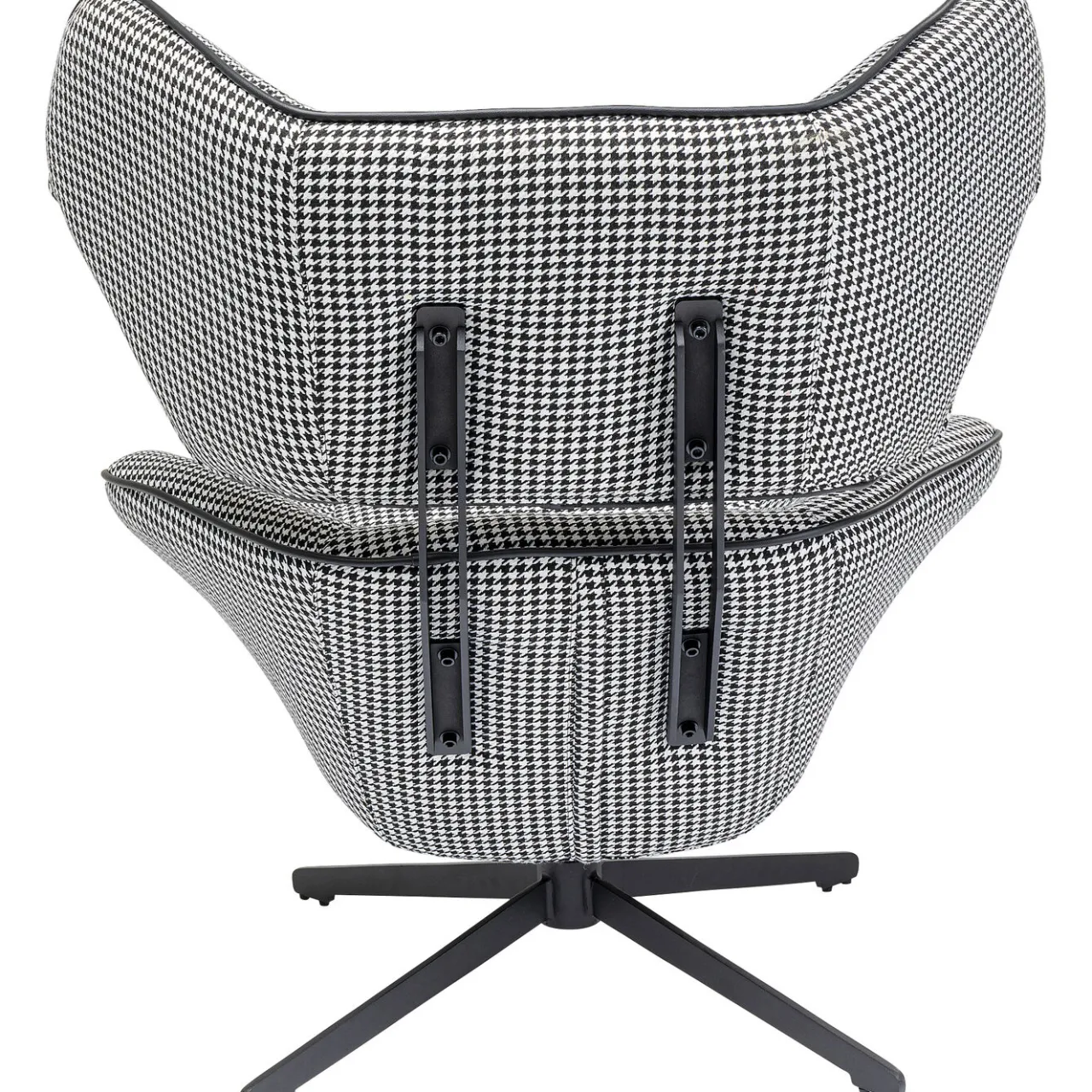 KARE Design Fauteuil Pivotant Toledo Noir-Blanc Sale
