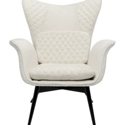 KARE Design Fauteuil Tudor Boucle Creme Outlet