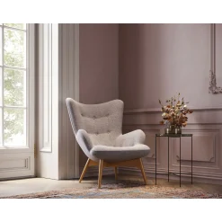 KARE Design Fauteuil Vicky Gris Discount