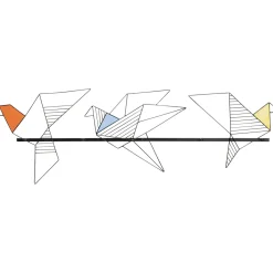 KARE Design Garderobe Murale Origami Bird 114Cm