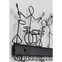 KARE Design Garderobe Murale Wire Music Band 62Cm New