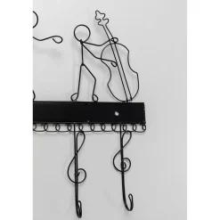 KARE Design Garderobe Murale Wire Music Band 62Cm New