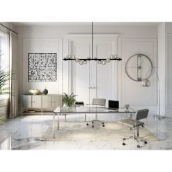 KARE Design Horloge Murale Clip Argente O60Cm Hot