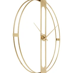 KARE Design Horloge Murale Clip Gold O107Cm Sale