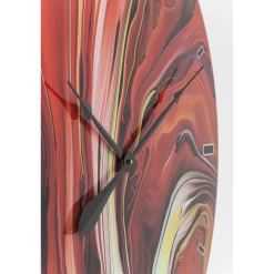 KARE Design Horloge Murale En Verre Chaos Fire O80Cm Best