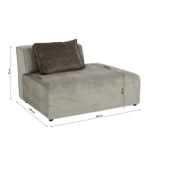KARE Design Infinity 2-Places 100 Éléments Gris Sale