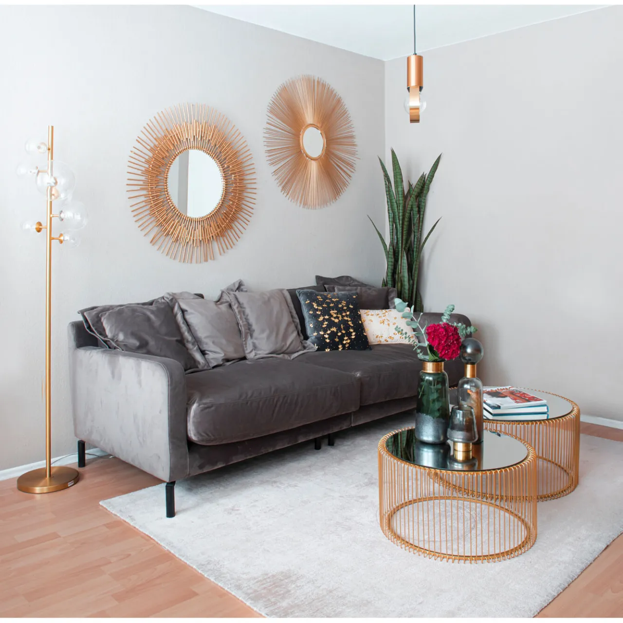 KARE Design Lampadaire Bello Sette 162Cm New