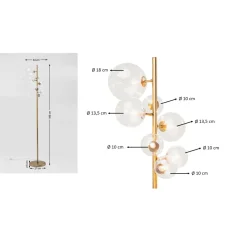 KARE Design Lampadaire Bello Sette 162Cm New