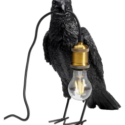 KARE Design Lampe A Poser Animal Crow Noir Mat 34Cm Hot