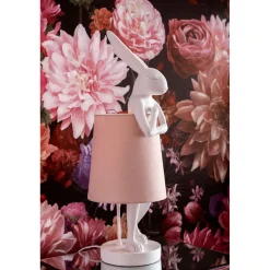 KARE Design Lampe A Poser Animal Rabbit Blanc/Rose 50Cm Best