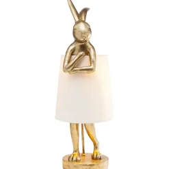 KARE Design Lampe A Poser Animal Rabbit Dore/Blanc 68Cm Best