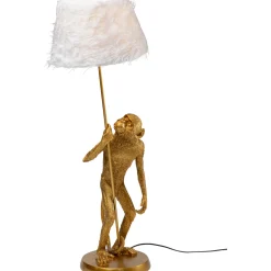 KARE Design Lampe A Poser Animal Standing Monkey Dore 51Cm Sale