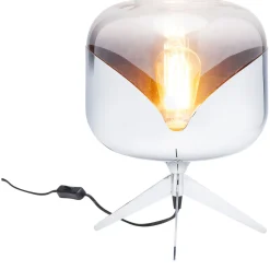 KARE Design Lampe A Poser Chrome Goblet Ball New