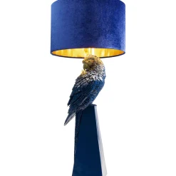 KARE Design Lampe A Poser Parrot Bleu 84Cm Discount