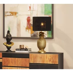 KARE Design Lampe A Poser Pineapple Dore 47Cm Sale