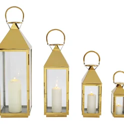 KARE Design Lanterne Giardino Dore (4/Set) Discount