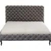 KARE Design Lit Desire Haut Gris Argente 160X200Cm Sale