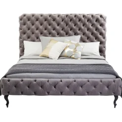 KARE Design Lit Desire Haut Gris Argente 160X200Cm Sale