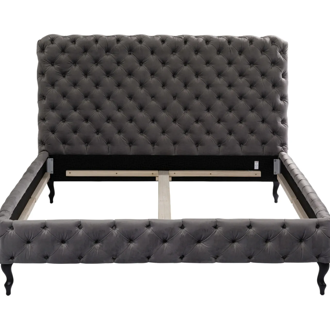 KARE Design Lit Desire Haut Gris Argente 160X200Cm Sale