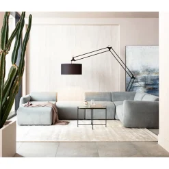 KARE Design Lucca Element D Ottomane Gris Gauche 90Cm Hot