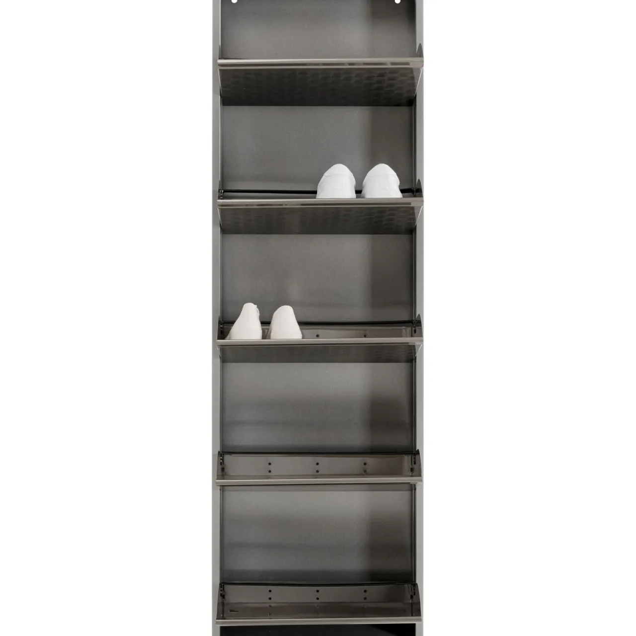 KARE Design Meuble À Chaussures Caruso 5 Alu Brosse Clearance