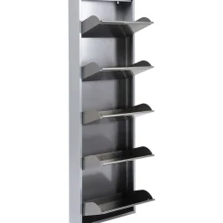 KARE Design Meuble À Chaussures Caruso 5 Alu Brosse Clearance