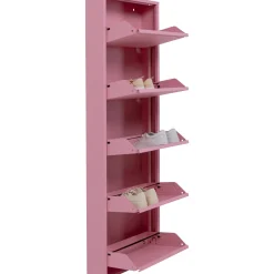 KARE Design Meuble À Chaussures Caruso 5 Rose (Mo) New