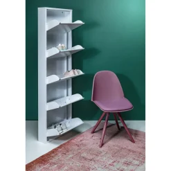 KARE Design Meuble À Chaussures Caruso 5 Blanc Discount