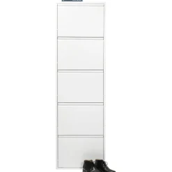 KARE Design Meuble À Chaussures Caruso 5 Blanc Discount
