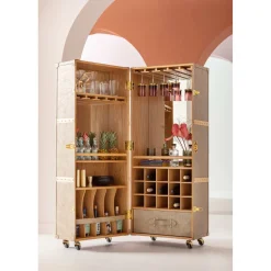 KARE Design Meuble Bar West Coast Mobile 60X154Cm Hot