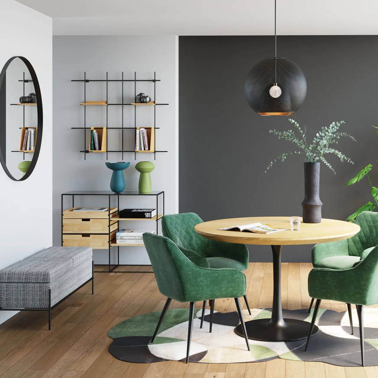 KARE Design Miroir Bella O100Cm New