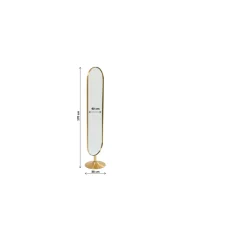 KARE Design Miroir Sur Pied Curve Mo 40X170Cm