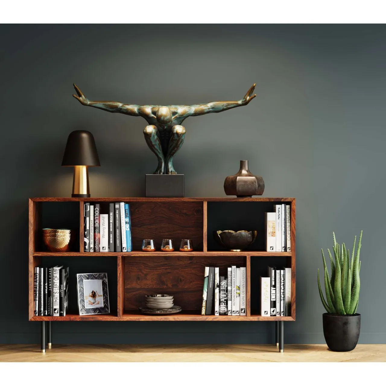 KARE Design Objet Décoratif Athlete Xl Antique Vert 100Cm