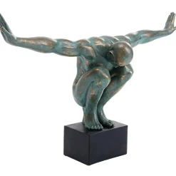 KARE Design Objet Décoratif Athlete Xl Antique Vert 100Cm