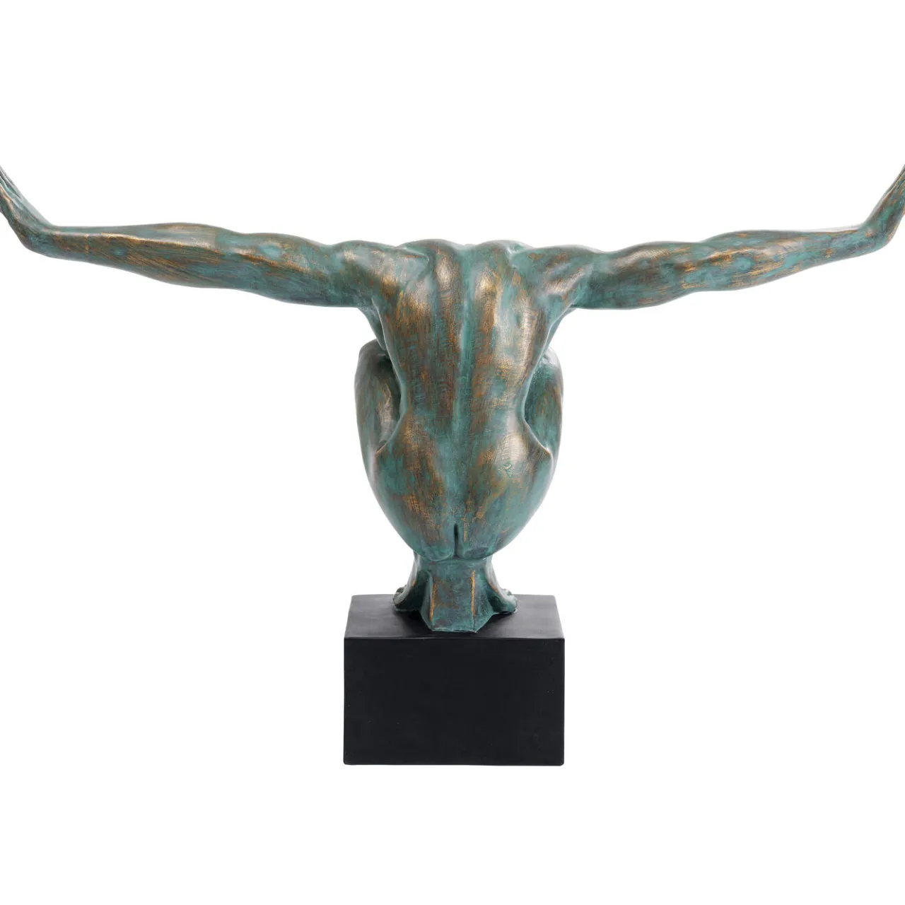 KARE Design Objet Décoratif Athlete Xl Antique Vert 100Cm