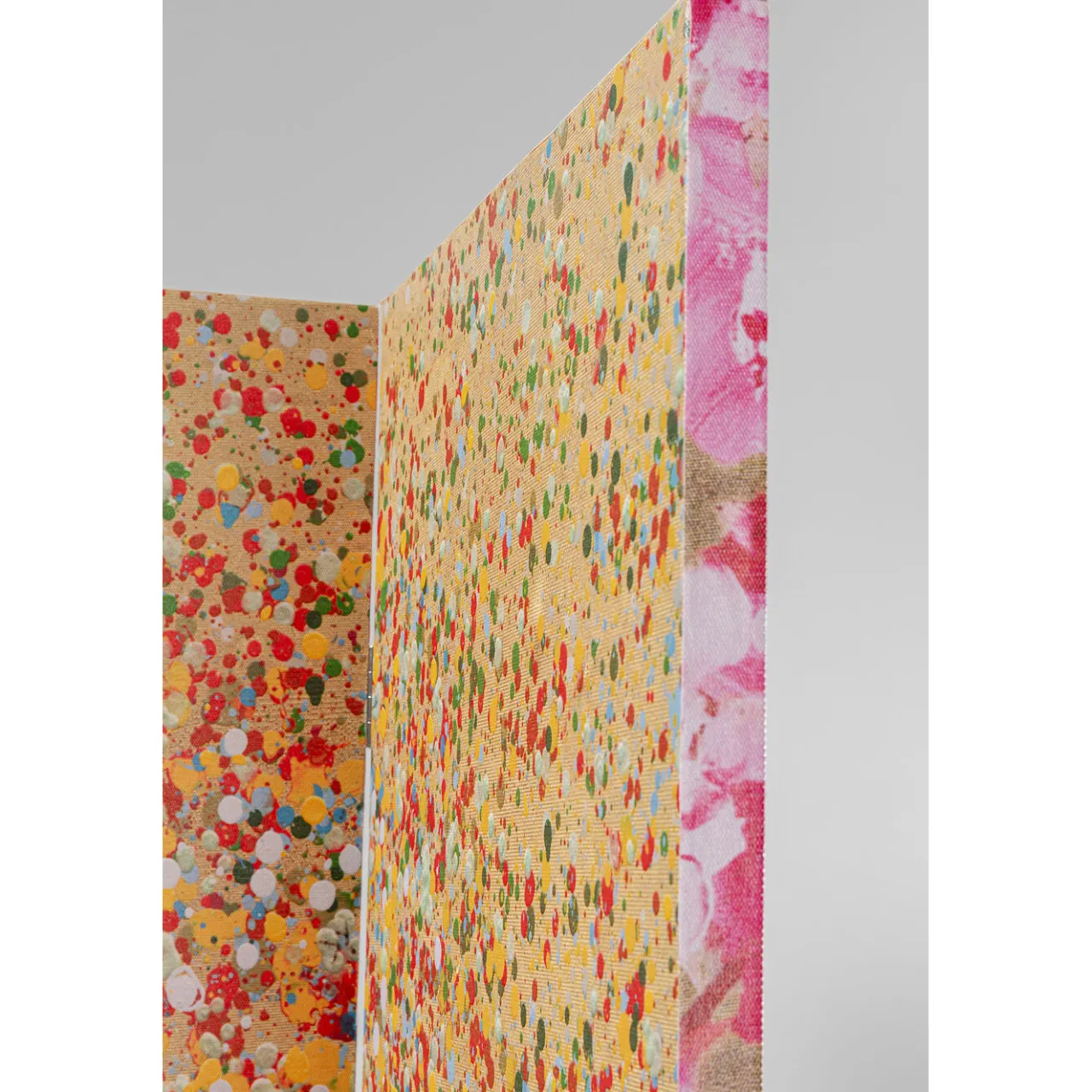 KARE Design Paravent Flower Couple Vs Flower Boat 120X180 New