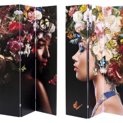 KARE Design Paravent Flowery Shoulder Vs Bunch Flowers 120X180 Best