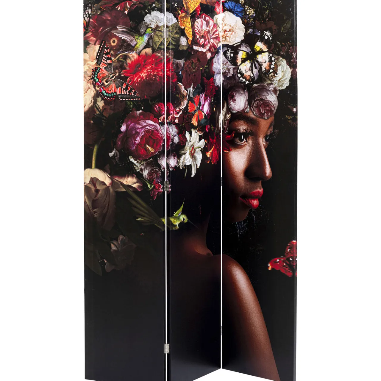 KARE Design Paravent Flowery Shoulder Vs Bunch Flowers 120X180 Best